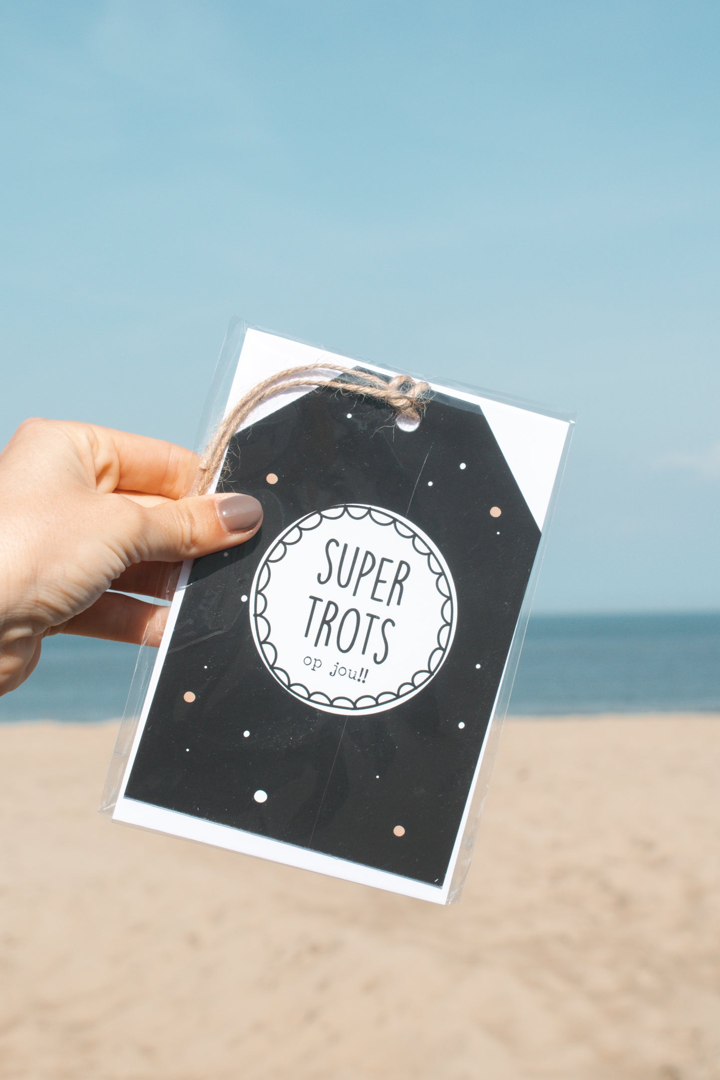 Kaartje "Super trots"