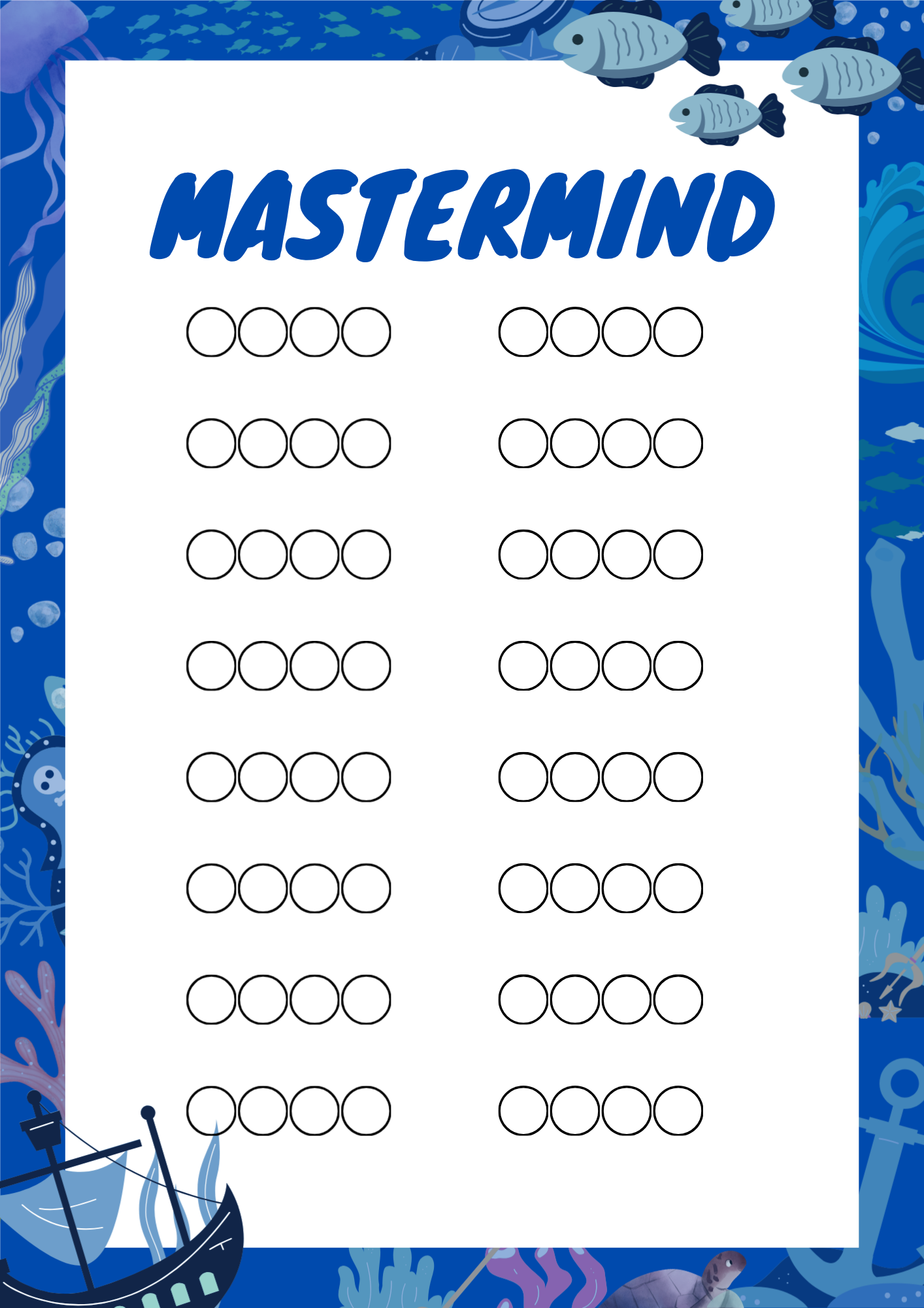 Kampspel levend mastermind