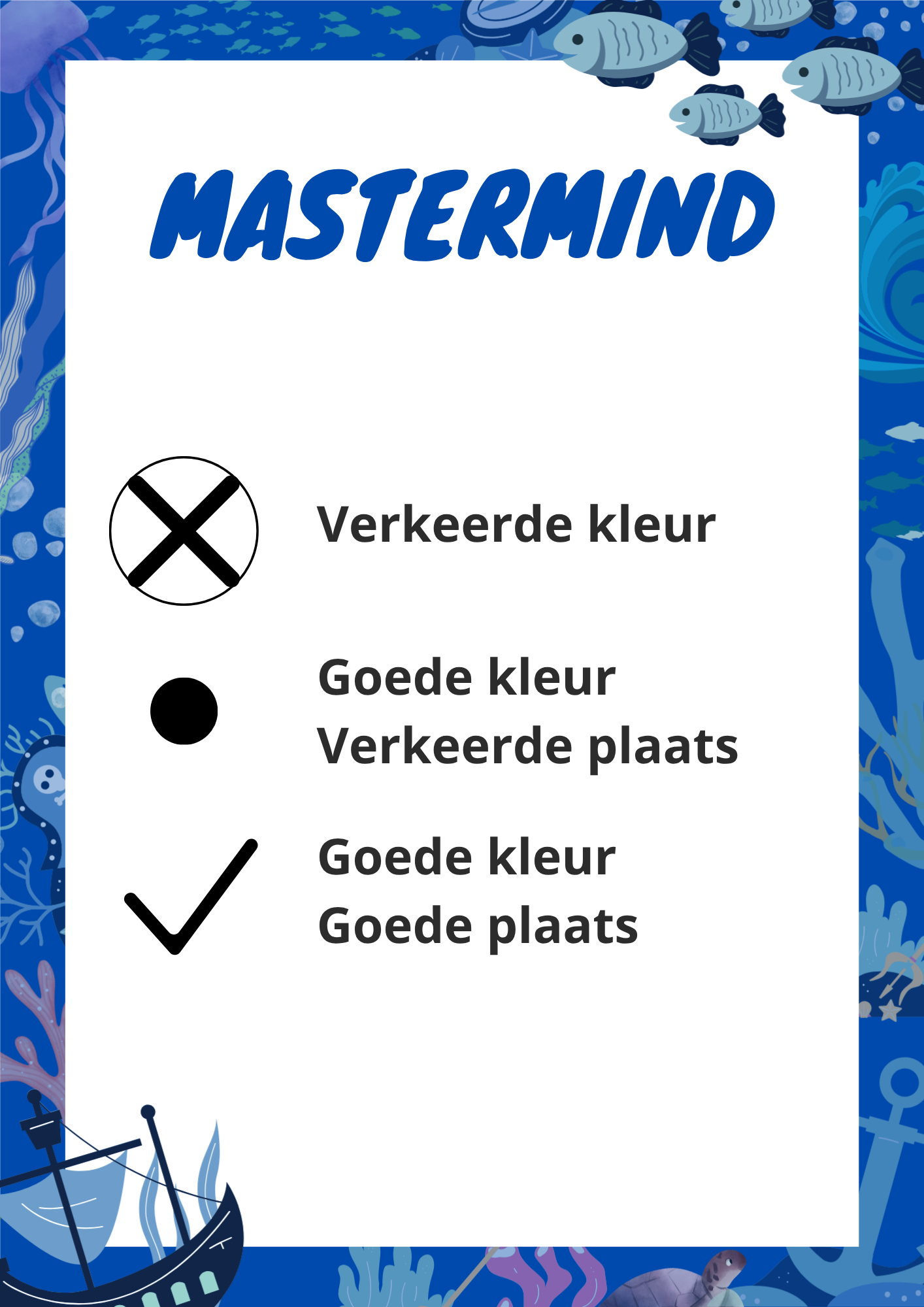 Kampspel levend mastermind