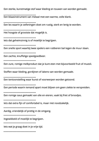 Spelling rugby en taxi woorden