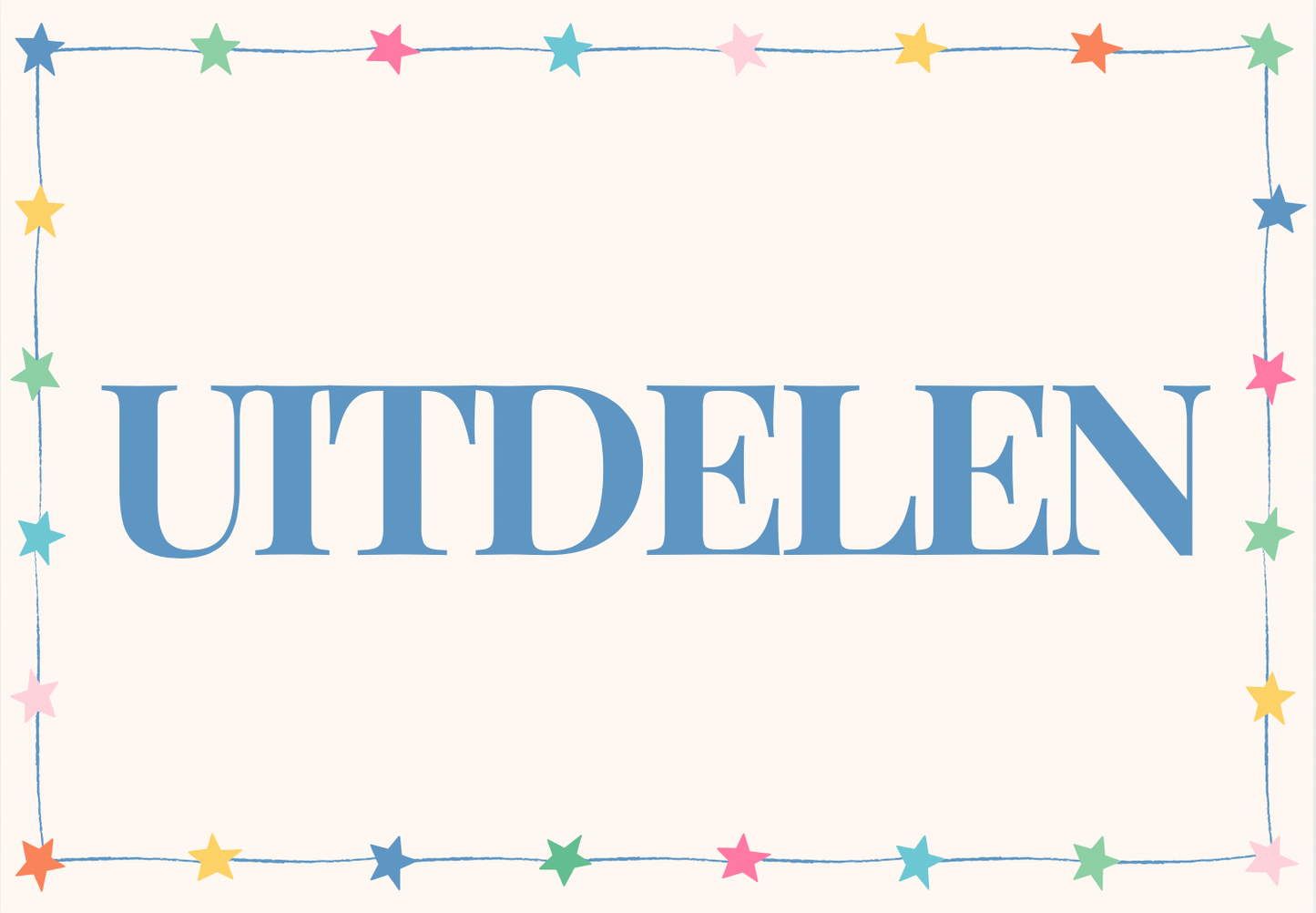 Kaartjes klassendienst